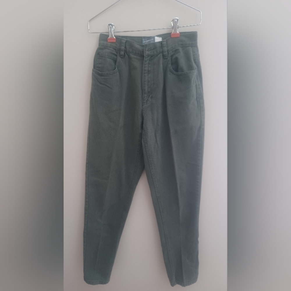 Liz Claiborne Lizwear Khaki Color Classic Fit Jeans Size 4R